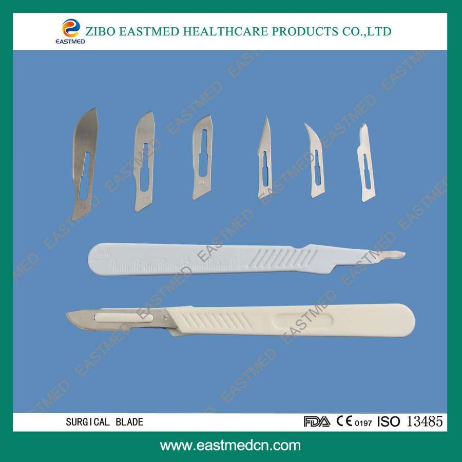 10#-25# Disposable Stainless Steel Surgical Blade/Scalpel Without Handle